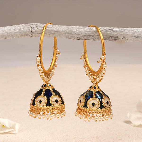 Blue  Bali Earrings