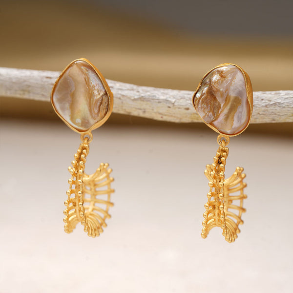 Alina- Stone Studded Stud Earrings