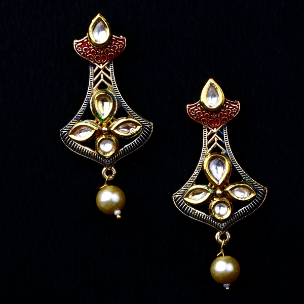 Kundan Dangle Earring