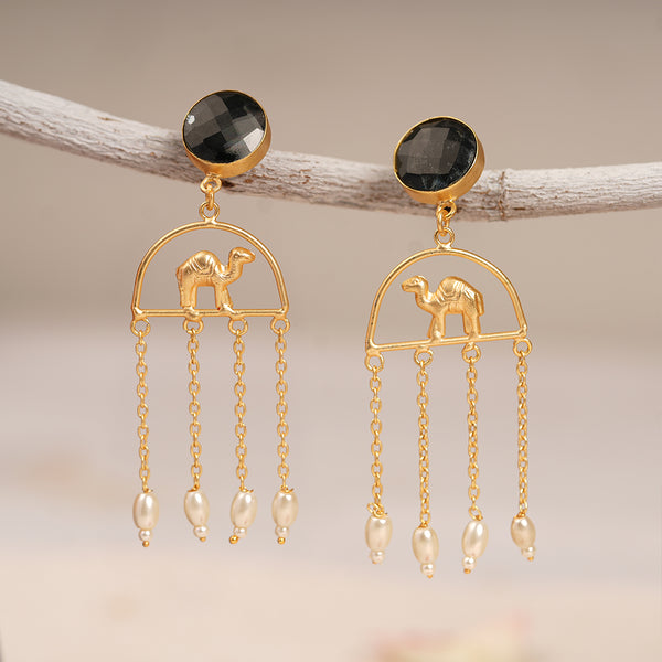 Camel Earrings
