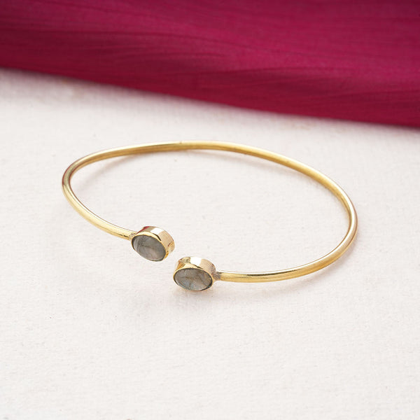 Trisha- Stone Studded Golden Bracelet(Golden Rod)