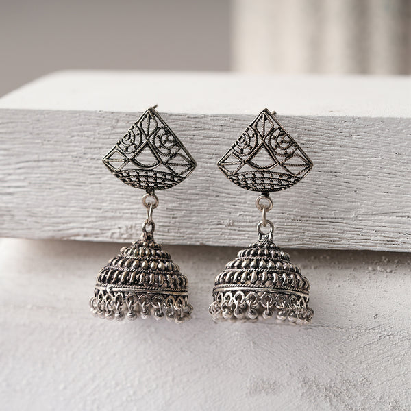 Oxidised Hanging Jumki