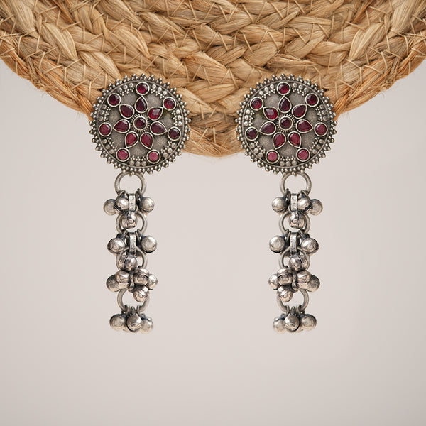 Brass Earrings with Lots of Hanging Ghunghuroo