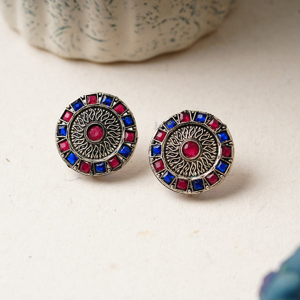 Multicoloured Charming Stud Earrings