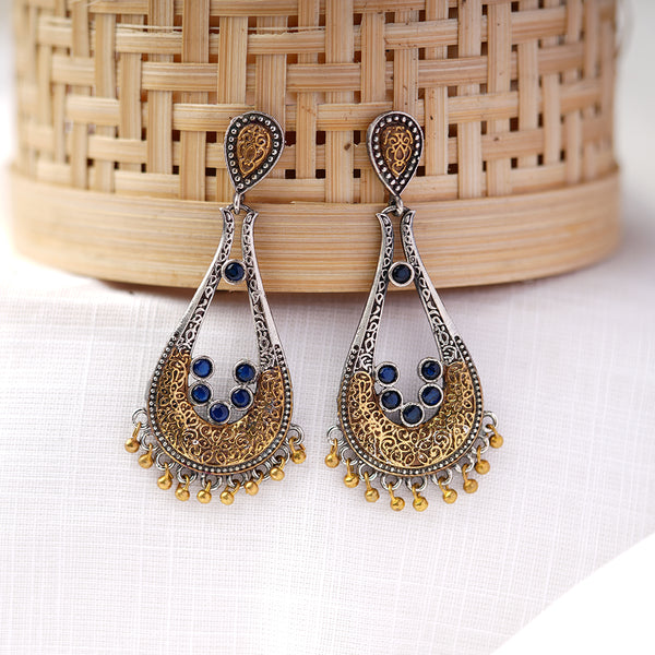 Double Tone Brass Dangles