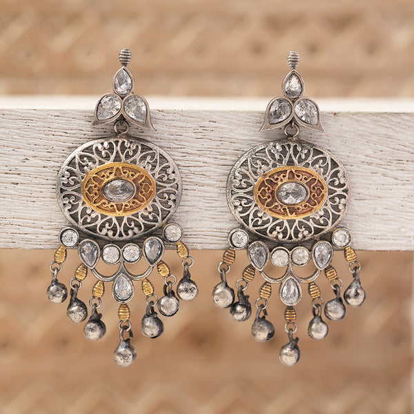 Double Tone brass Dangles
