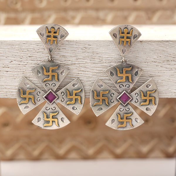 Swastik Earrings