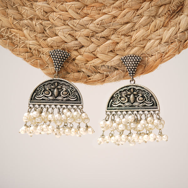 Antique Pearl jhumki