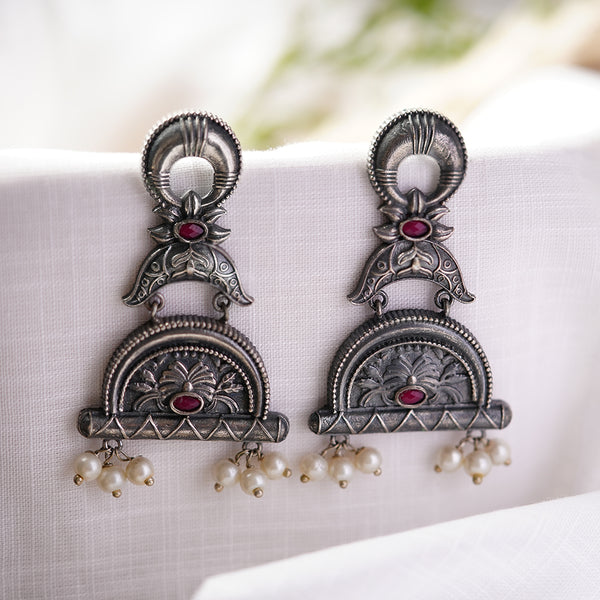Antique polish Brass Danglers