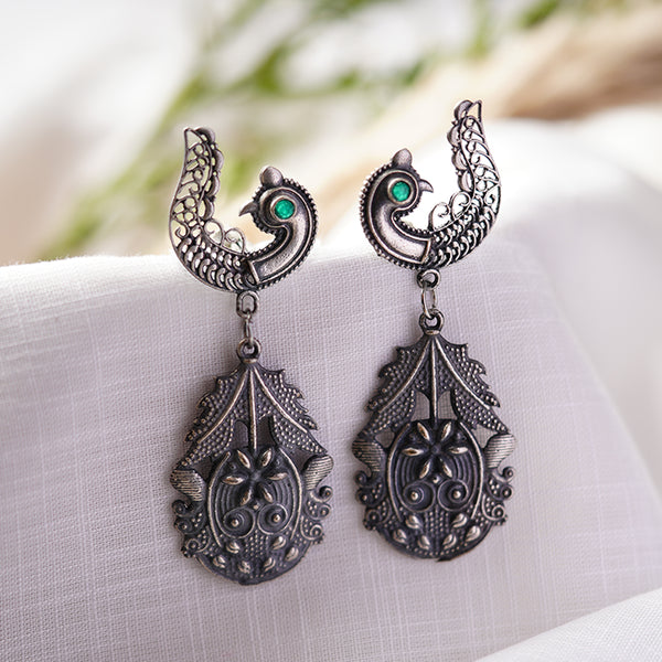Antique polish Brass Danglers