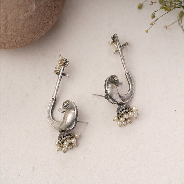 Peacock Brass Dangler cuffs