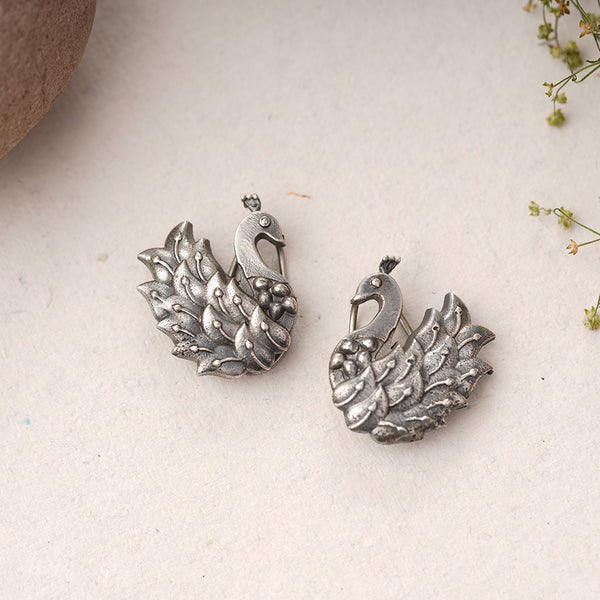 Peacock Earcuff studs
