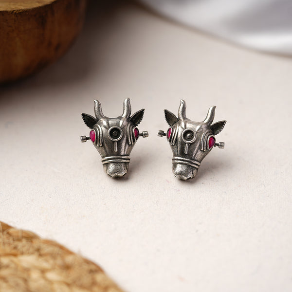 Ox Head Brass  Earrings