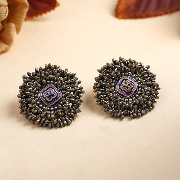 Urmila- Silver Stud Earrings