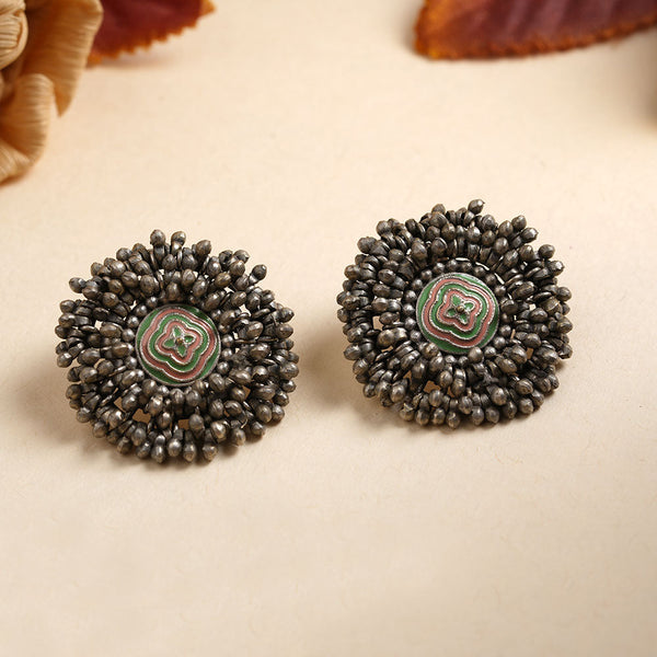 Urmila- Silver Stud Earrings