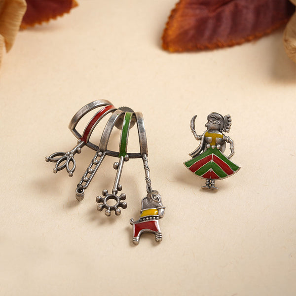 Sumedha- Colorful Sud earrings