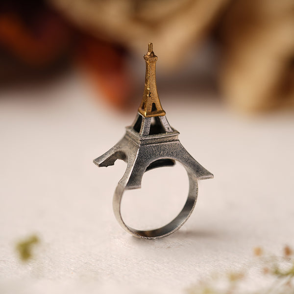 Oxidised adjustable Ring
