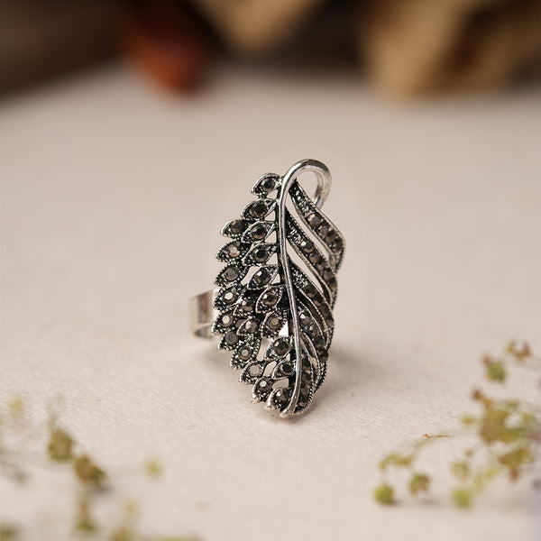 Leafy designer  adjustable Rings
