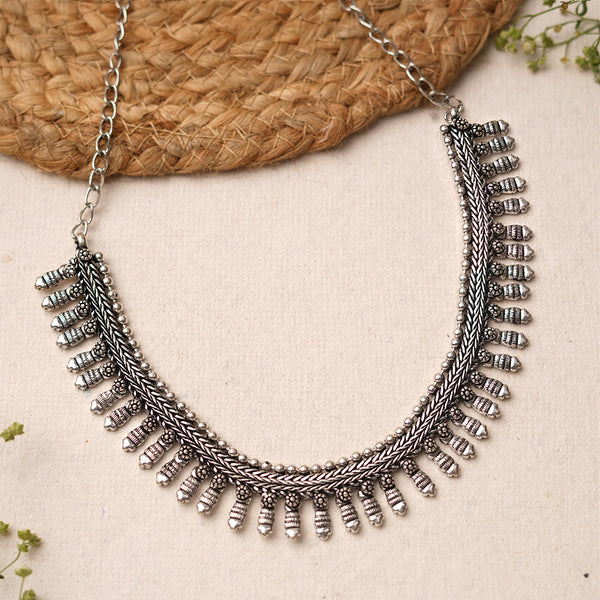 Silver toned brass Necklace