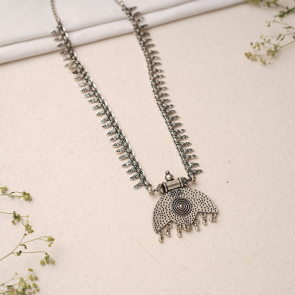 Silver toned brass Necklace