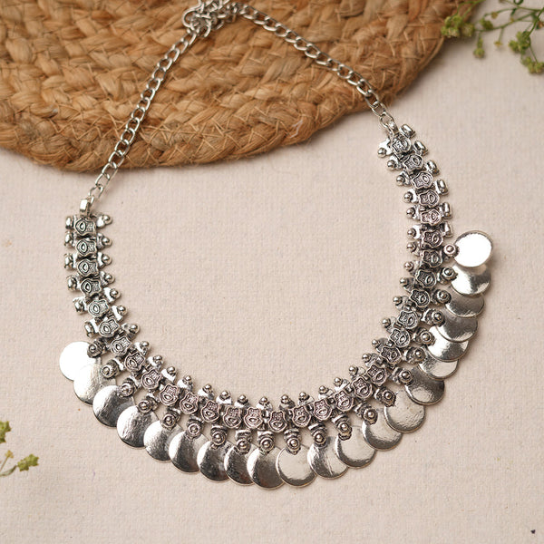 Tarini- Brass Coin Neckpiece