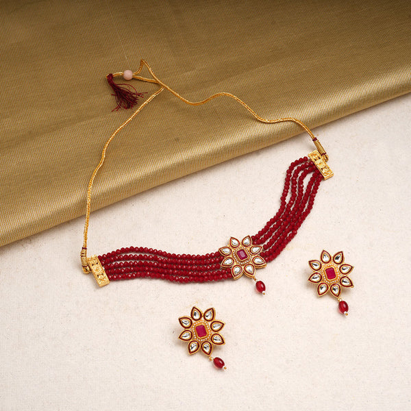 Meenakari Necklace Set