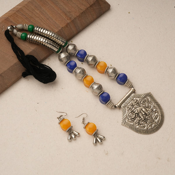 Oxidised Necklace Set