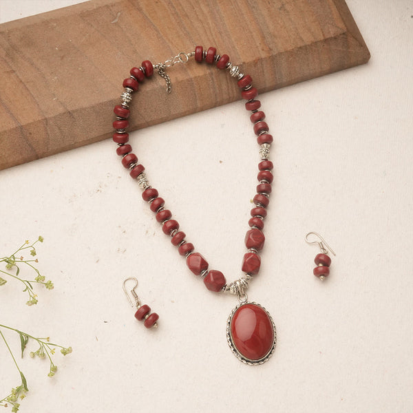 Vishruta- Stone Studded Long Necpiece Set