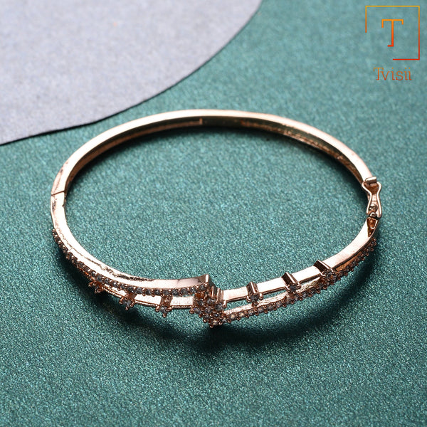 Velvetia- Zirconia Studded Fancy Bracelet