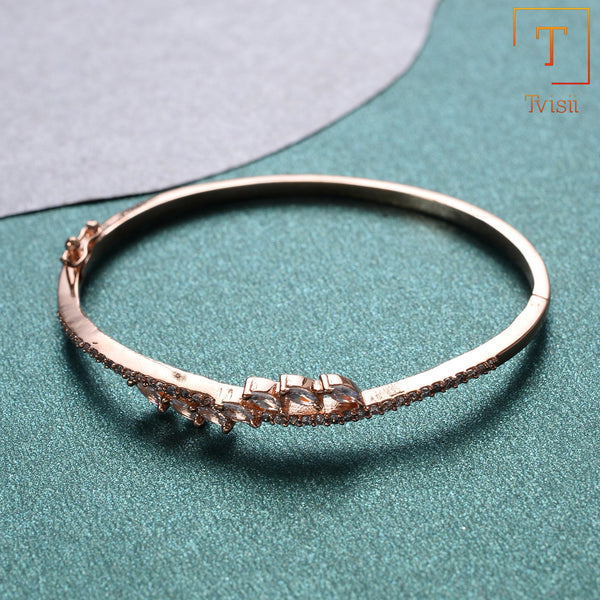 Dreamelle- Zirconia Studded Fancy Bracelet