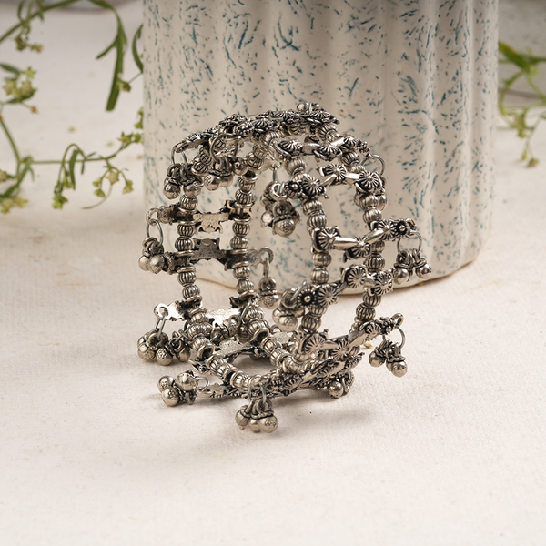 Jhanak- Oxidised brass bracelet.