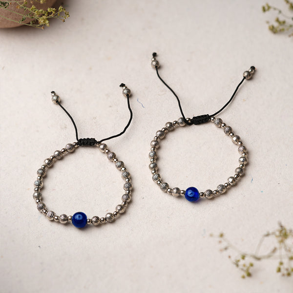Evil Eye Oxidised Payal