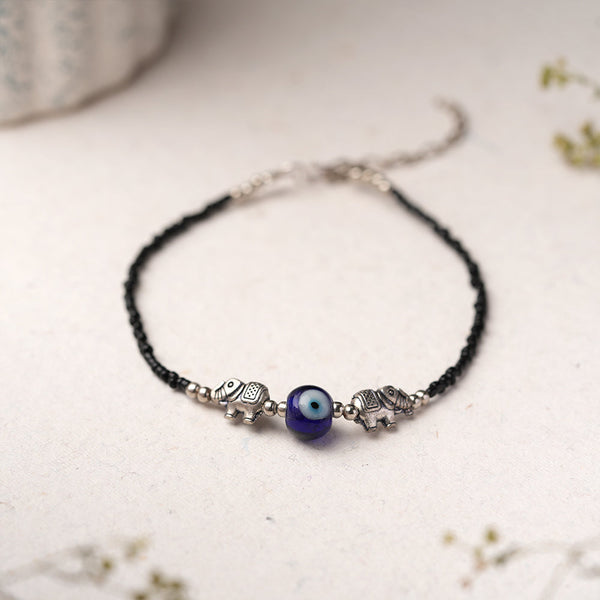 AnantGaj- Oxidised beaded anklet