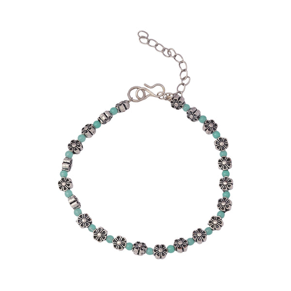 Green Oxidise Anklet