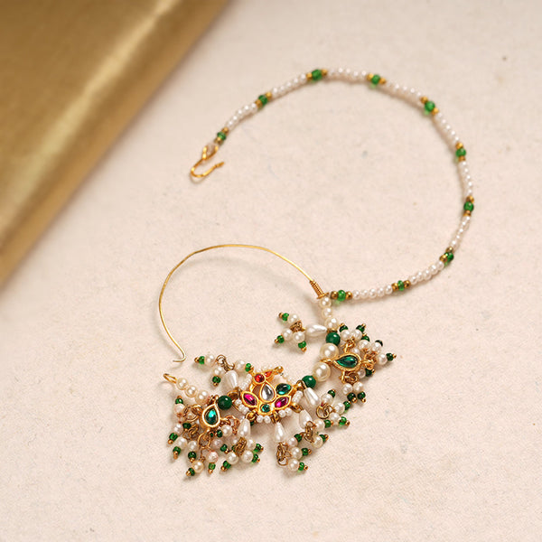 Shobhita- Hanging Baby Pearls Nath