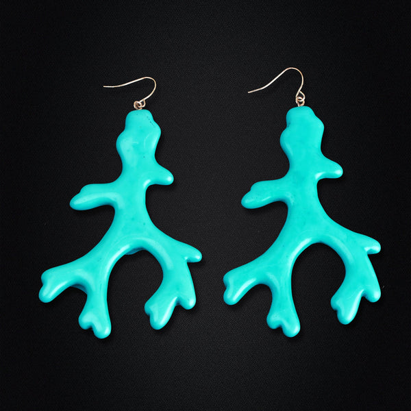 Aqua acrylic Earrings