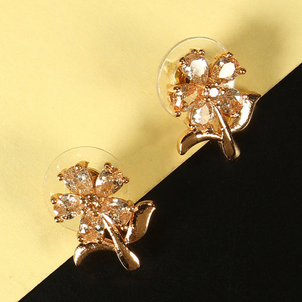 Zirconia flowery Earrings