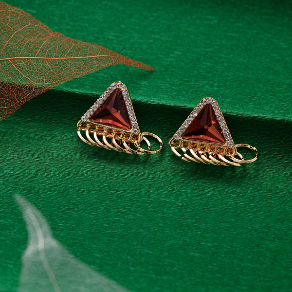 Triangular Designer Stud  Earrings