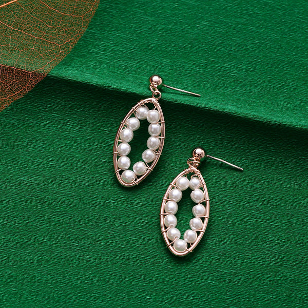 Pearly Petal Earrings