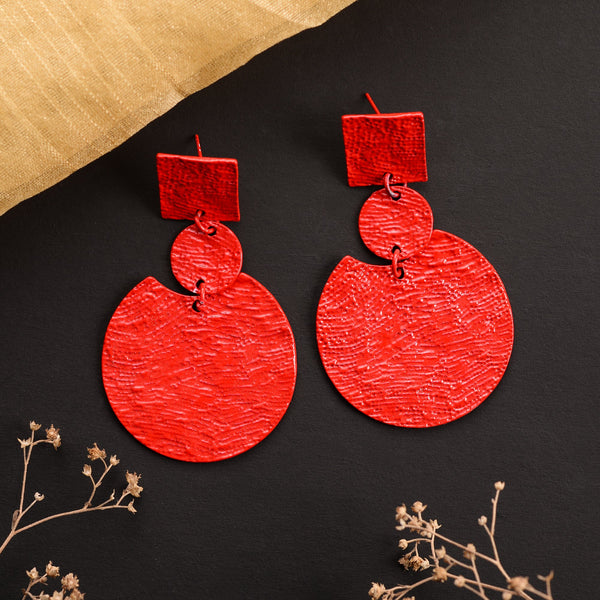 Red Dangle Earrings