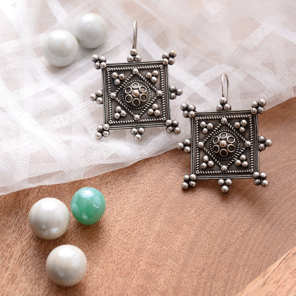 Square Hanging Earrings