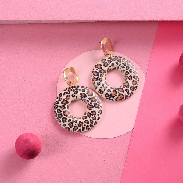 Leopard Printed  Earrings