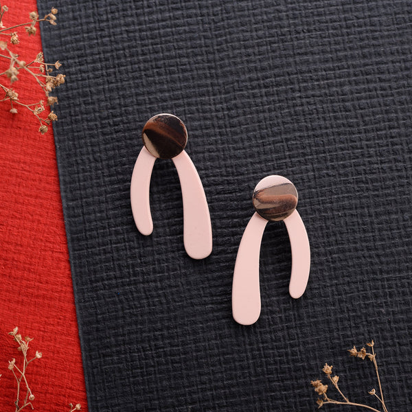 Pink Minimalist  Earrings