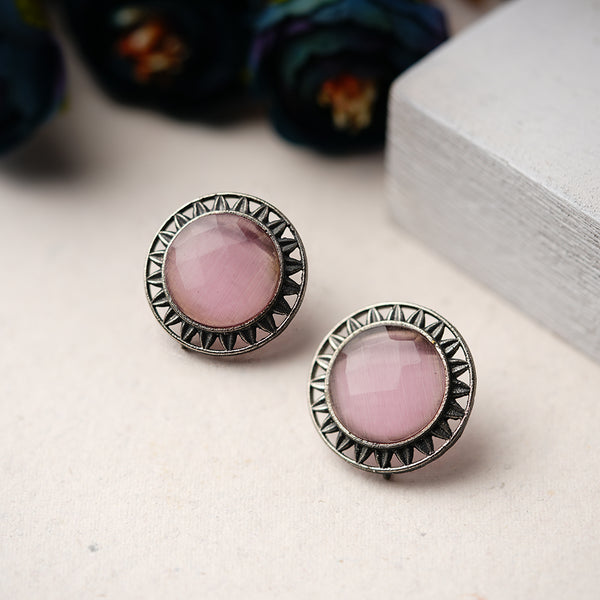 Baby Pink Diamond Stud Earring
