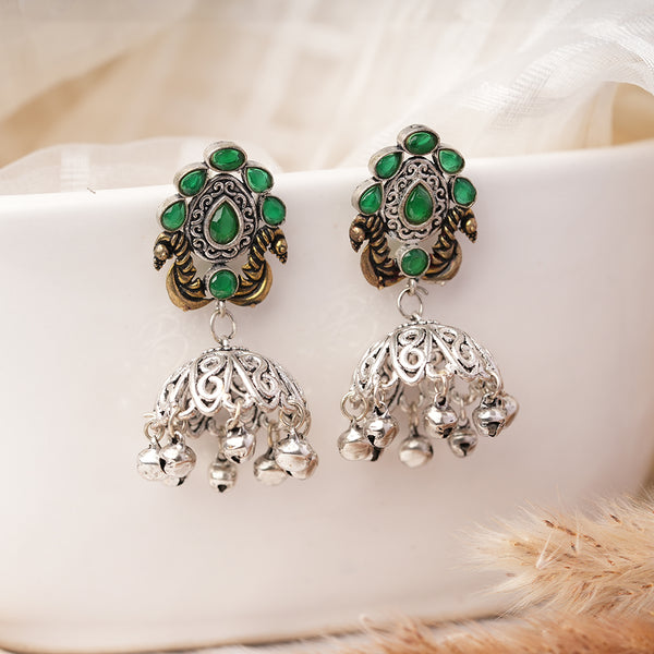 Green Jhumka