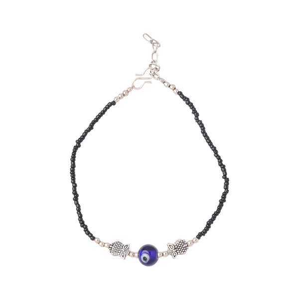 ShyamalUlooka- Oxidised beaded anklet