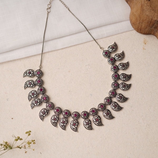 Oxidised Necklace Set