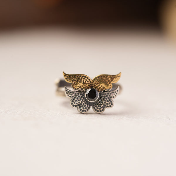Silvertoned Ring