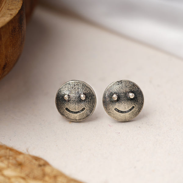 Silvertoned Brass Earrings