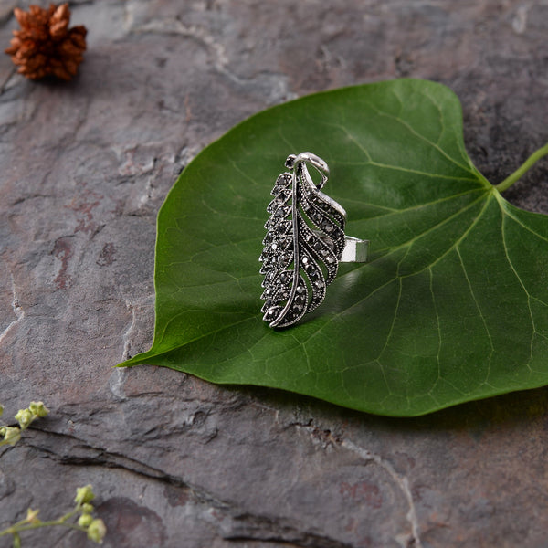 Leafy designer  adjustable Rings